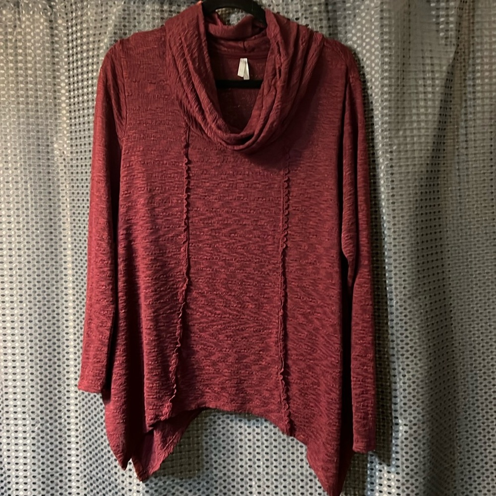 Burgundy sweater